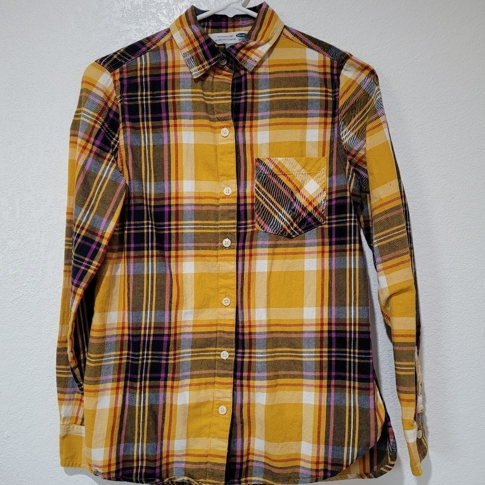 Old Navy plaid shirt size xs/tp